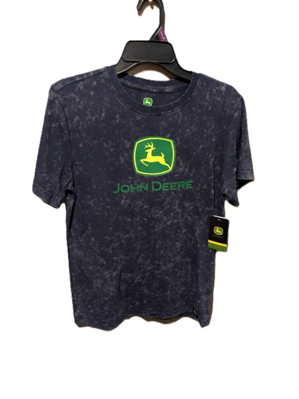 John Deere Boy's Snow Wash Short Sleeve Graphic Crewneck T-Shirt